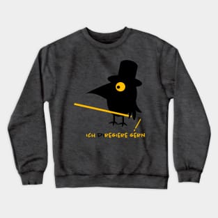 Raven as a conductor Crewneck Sweatshirt